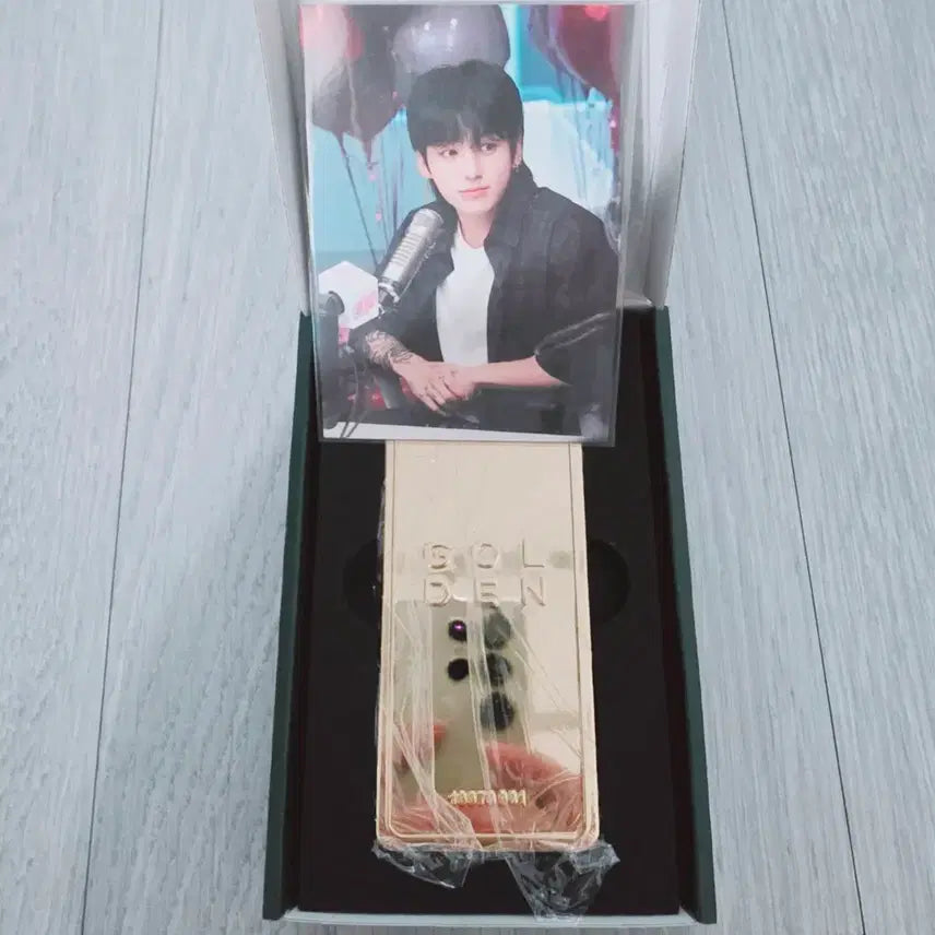 [BUNJANG] BTS Jungkook Exhibition Necklace + Gold Bar Bundle Set / 방탄소년단 BTS 정국 전시회 목걸이 + 정국 골드바 풀세트