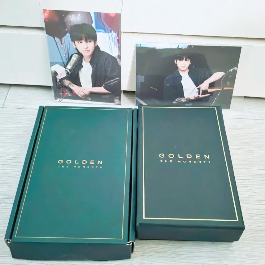 [BUNJANG] BTS Jungkook Exhibition Necklace + Gold Bar Bundle Set / 방탄소년단 BTS 정국 전시회 목걸이 + 정국 골드바 풀세트