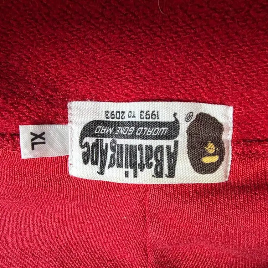 [BUNJANG] BAPE Shark Hoodie Red Camo Half-and-Half Zip-up / 급처 네고가능) 베이프 샤크후드 레드 카모 반반 후드집업