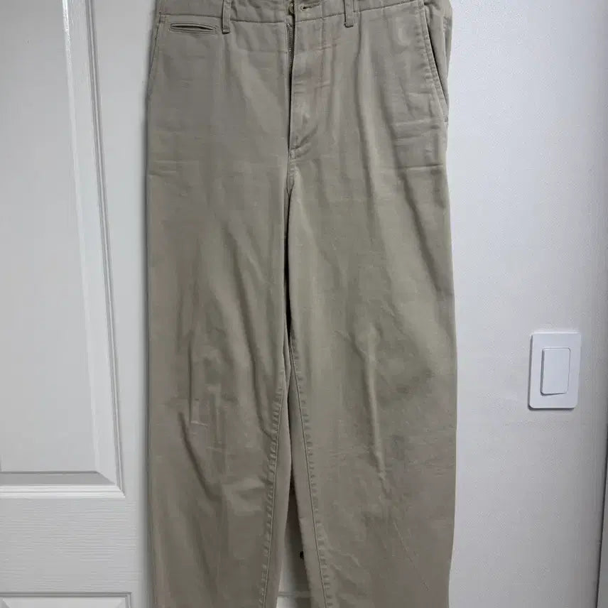 [BUNJANG] Pottery Officer Chino Pants Light Beige 2 / 포터리 오피서 치노 팬츠 뉴 라이트베이지 2