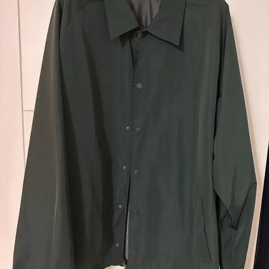 [BUNJANG] Steady Everywear Coach Jacket Dark Green / 스테디에브리웨어 코치자켓 다크그린