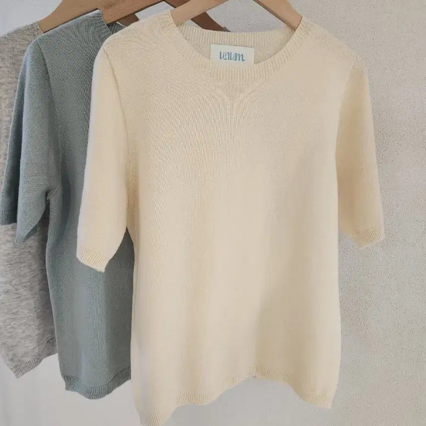 [SOLD OUT] [2컬러] 루즈핏 라운드넥 울 니트 / 봄니트 이너티셔츠 기본니트
