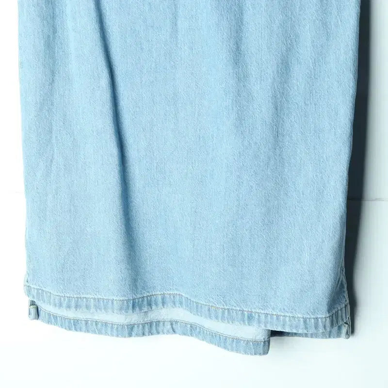 [BUNJANG] Calvin Klein Denim Dress / W(S) 캘빈클라인 반팔 티셔츠 청 데님 원피스 솔리드-17818