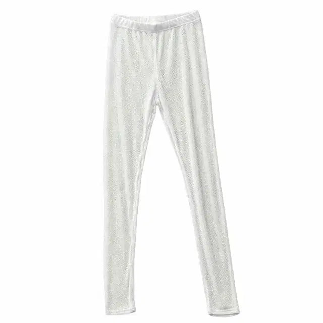 [BUNJANG] Sse Shop ST172 Color Mesh Leggings Ivory / 쎄샵 ST172 컬러망사 레깅스 아이보리 FREE4455-1개
