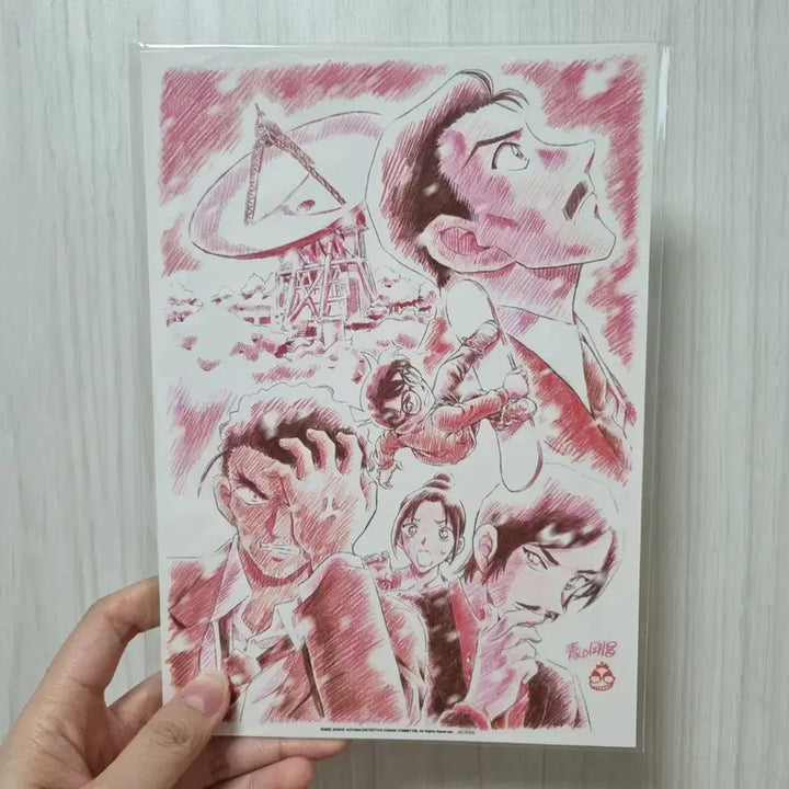 [BUNJANG] Detective Conan The Scarlet Alibi A5 Visual Board / 명탐정코난 극장판 코난특전 / 척안의 잔상 A5 비주얼 보드