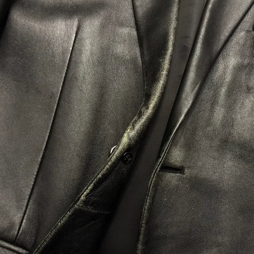[BUNJANG] Cerruti 1881 Vintage Real Leather Sheepskin Blazer / Cerruti 1881 빈티지 리얼레더 쉽스킨 양가죽 블레이저