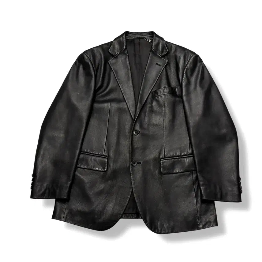 [BUNJANG] Cerruti 1881 Vintage Real Leather Sheepskin Blazer / Cerruti 1881 빈티지 리얼레더 쉽스킨 양가죽 블레이저
