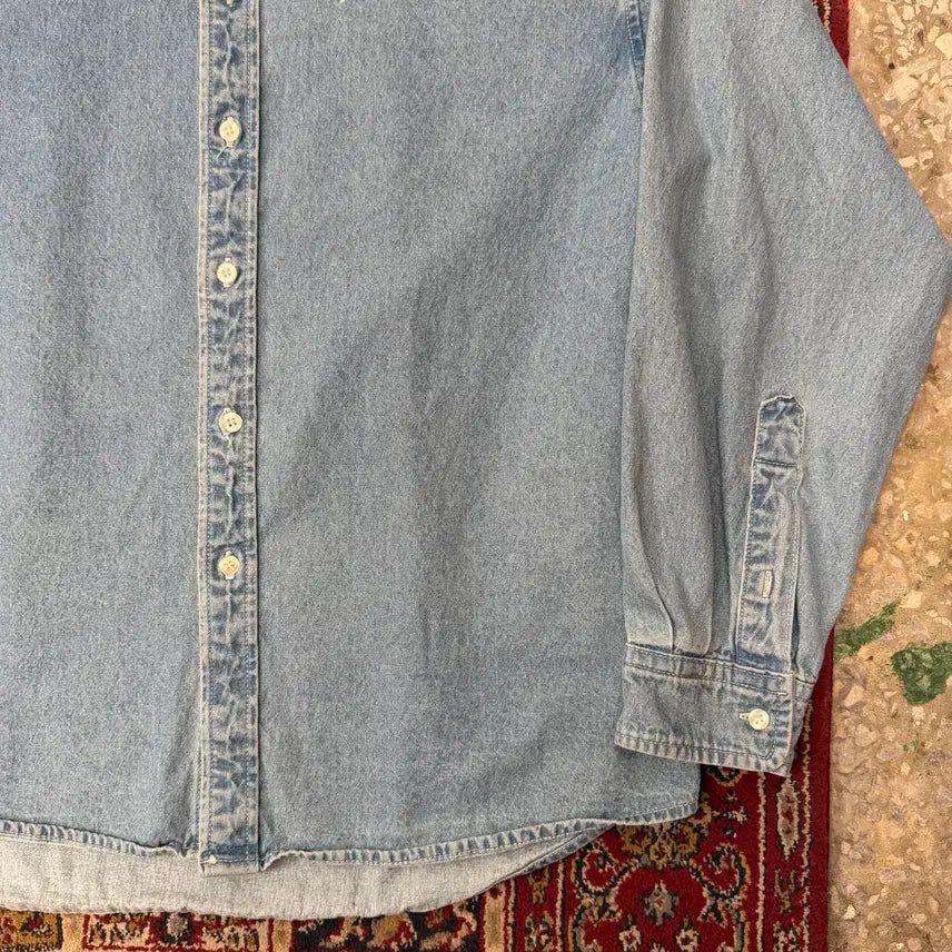 [BUNJANG] thisisneverthat Denim Shirt / 디스이즈네버뎃 데님 셔츠 [ 100-105 ]