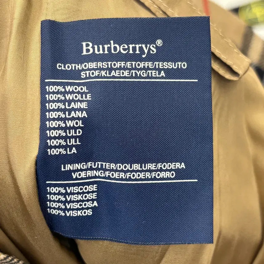 [BUNJANG] Burberry Nova Check Wool Midi Skirt / 버버리 노바체크 울 미디 스커트
