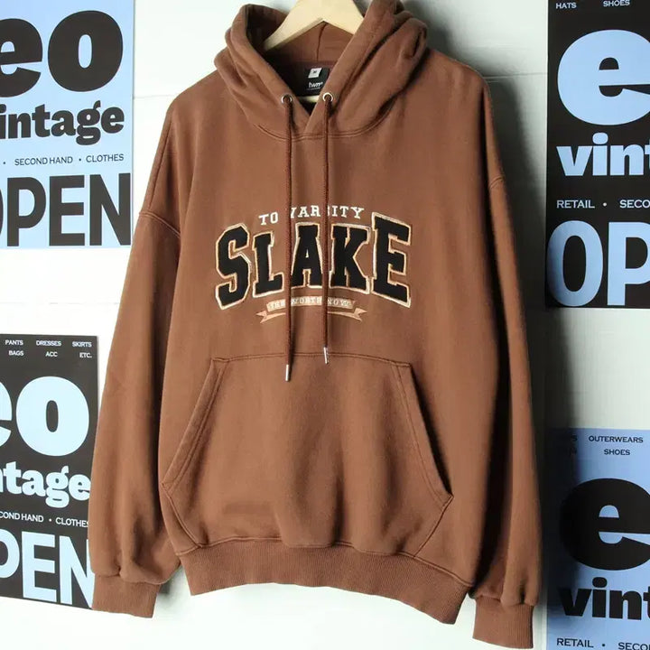 [BUNJANG] Generic Hoodie Camel Oversized T-Shirt / (M-2XL) 후드티셔츠 카멜 올드스쿨 박시-17826