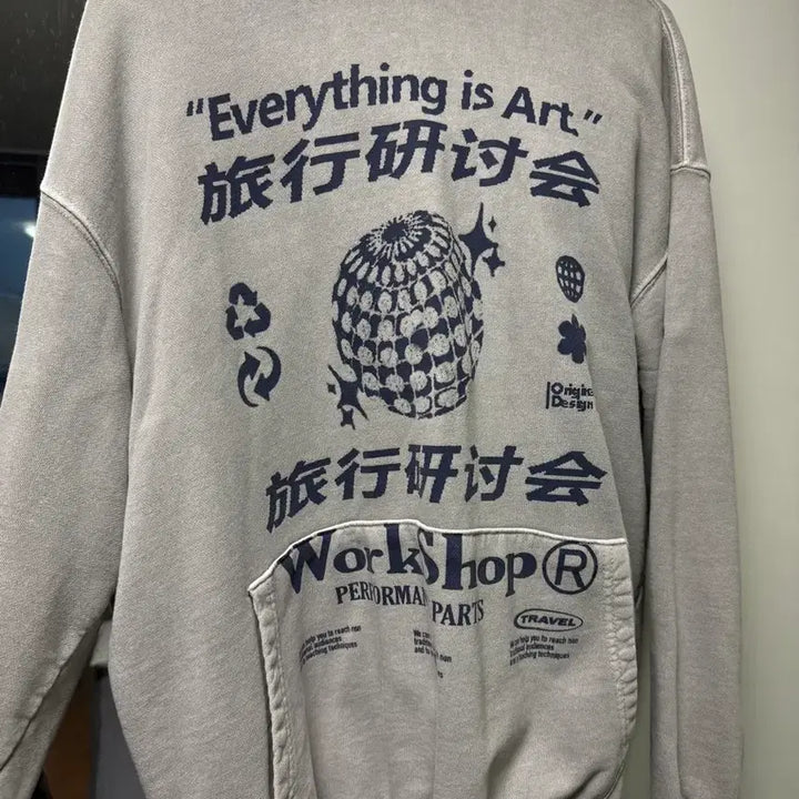 [BUNJANG] TRAVEL Hoodie M / 트래블 후드티 M
