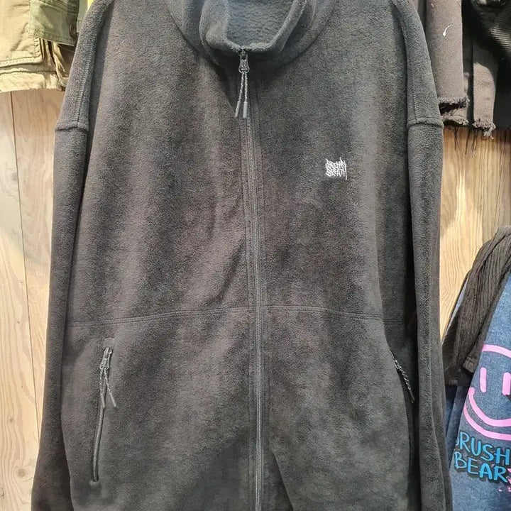 [BUNJANG] Browbreathe Fleece Zip-Up Jacket (Black/L) / 브라운브레스 플리스 후리스 집업 자켓 (블랙/L/상태양호)
