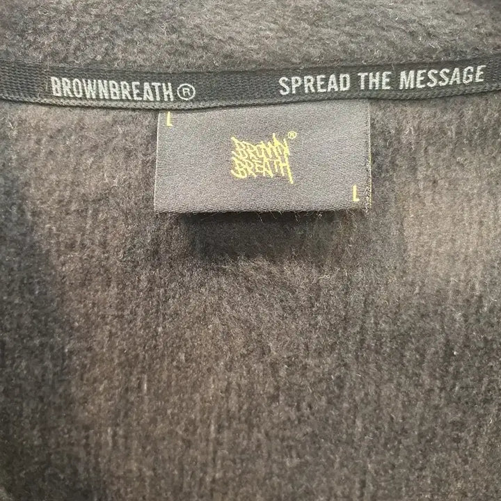 [BUNJANG] Browbreathe Fleece Zip-Up Jacket (Black/L) / 브라운브레스 플리스 후리스 집업 자켓 (블랙/L/상태양호)