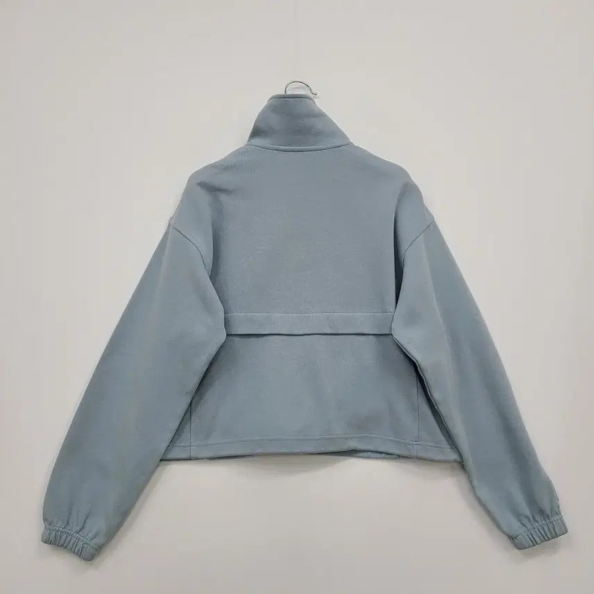 [BUNJANG] NBA Alice Crop Half-Zip Sweatshirt / NBA 반집업 크롭 맨투맨 블루/XS/앨리스/643