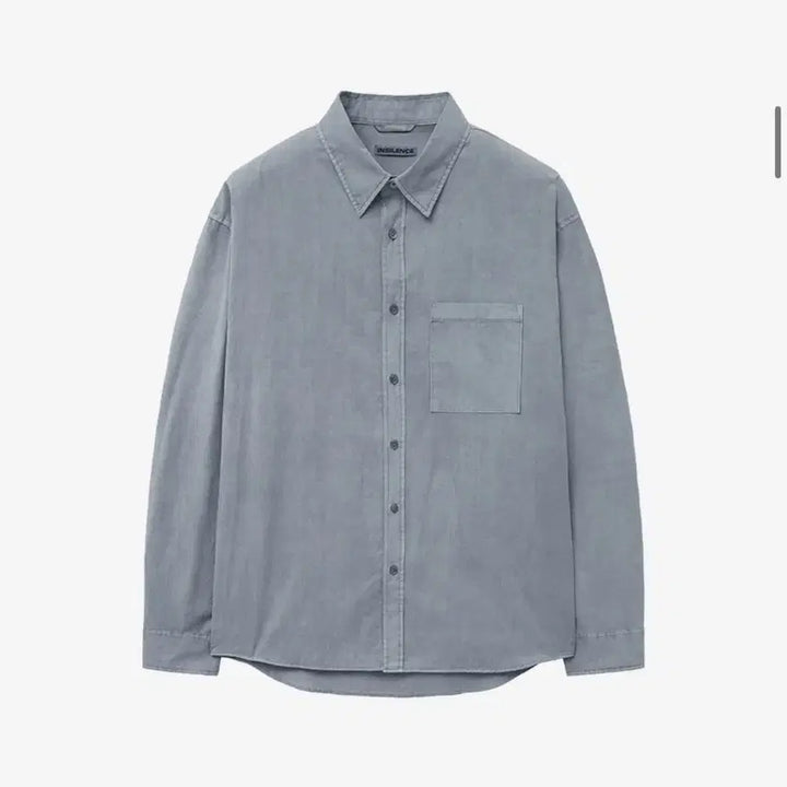 [BUNJANG] In Silence Tencel Cotton Dyed Shirt Ash Grey L Size / 인사일런스 텐셀 코튼 다잉 셔츠 ASH GREY L사이즈