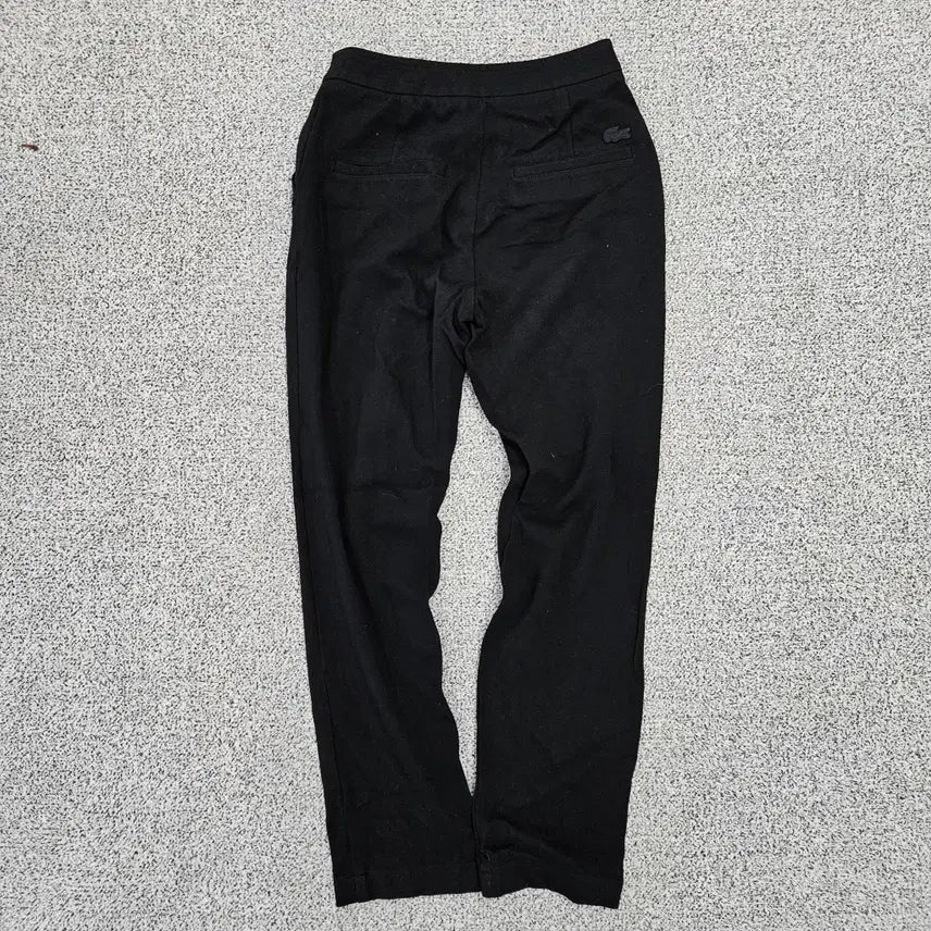 [BUNJANG] Lacoste Embroidered Logo Chino Pants / 34 라코스테 자수로고 블랙 치노 팬츠 0123Y2