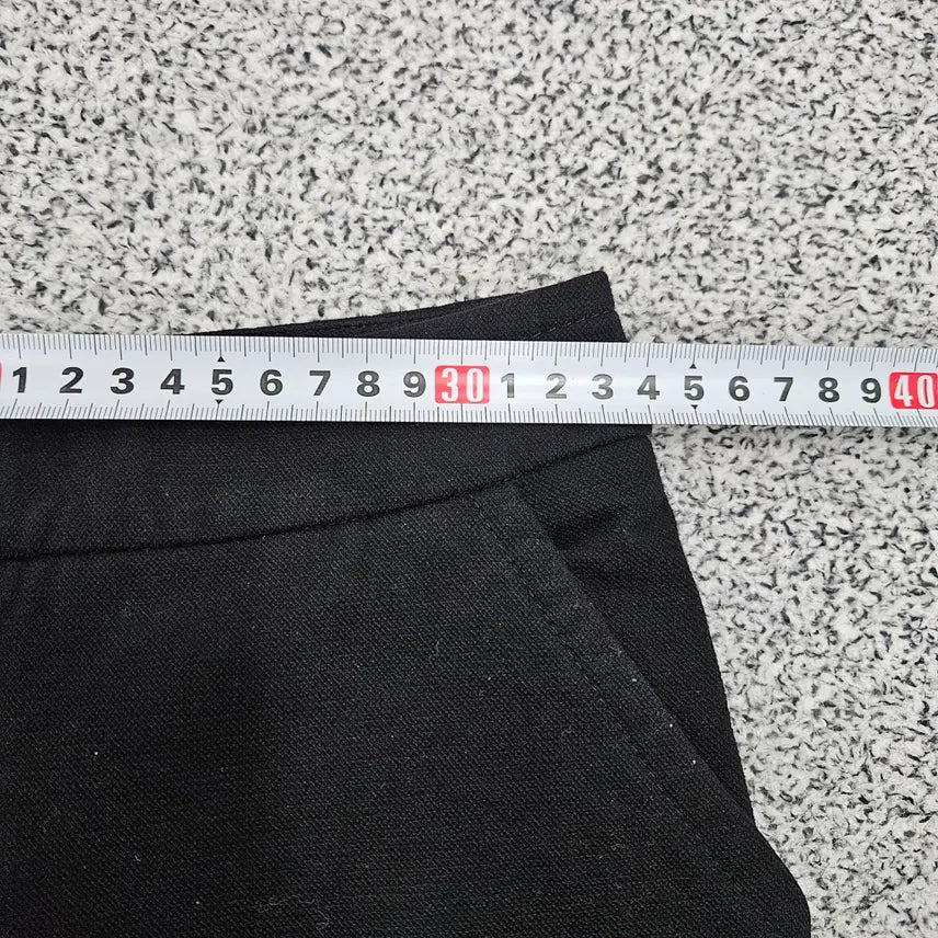 [BUNJANG] Lacoste Embroidered Logo Chino Pants / 34 라코스테 자수로고 블랙 치노 팬츠 0123Y2