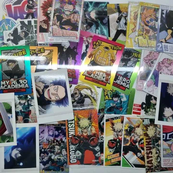 [BUNJANG] My Hero Academia Paper Goods Bundle Set / 히로아카 지류굿즈 처분 50장 일괄 처분