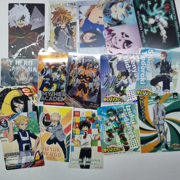 [BUNJANG] My Hero Academia Paper Goods Bundle Set / 히로아카 지류굿즈 처분 50장 일괄 처분