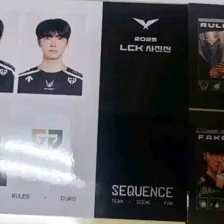 [BUNJANG] Gen.G Ruler LCK Photo Exhibition Item / 젠지 증명사진+룰러스티커 LCK사진전 셋트