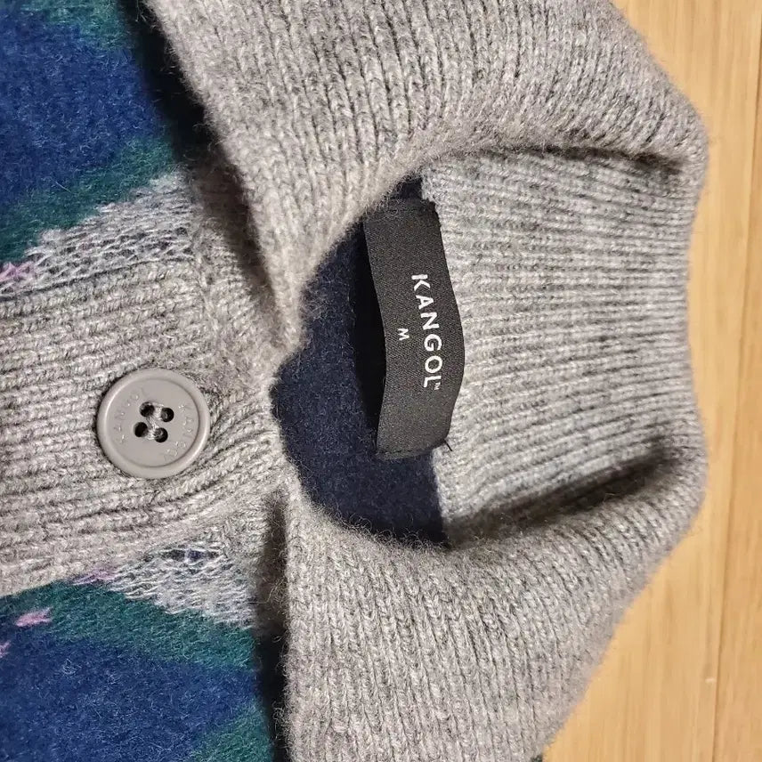 [BUNJANG] Kangol Argyle Polo Knit / 캉골 아가일 폴로 니트