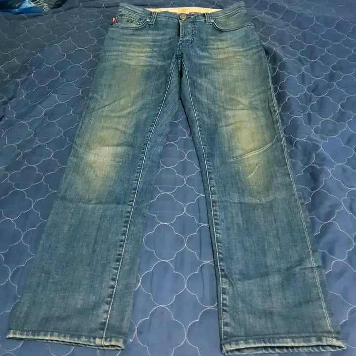 [BUNJANG] Tramarossa Leonardo Vintage Wash Denim Jeans (32) / (이태리) 트라마로사 테일러드 레오나르도 빈티지워싱 스판 데님진 (32)