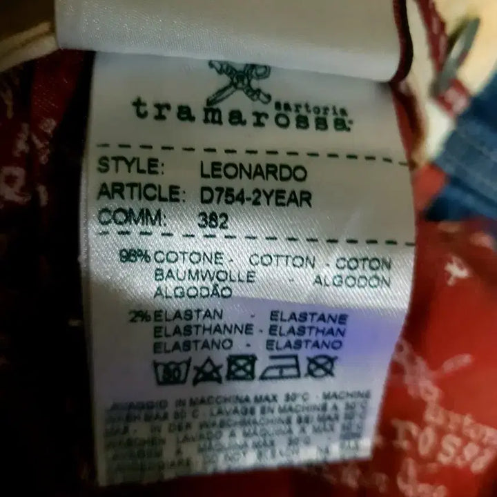 [BUNJANG] Tramarossa Leonardo Vintage Wash Denim Jeans (32) / (이태리) 트라마로사 테일러드 레오나르도 빈티지워싱 스판 데님진 (32)