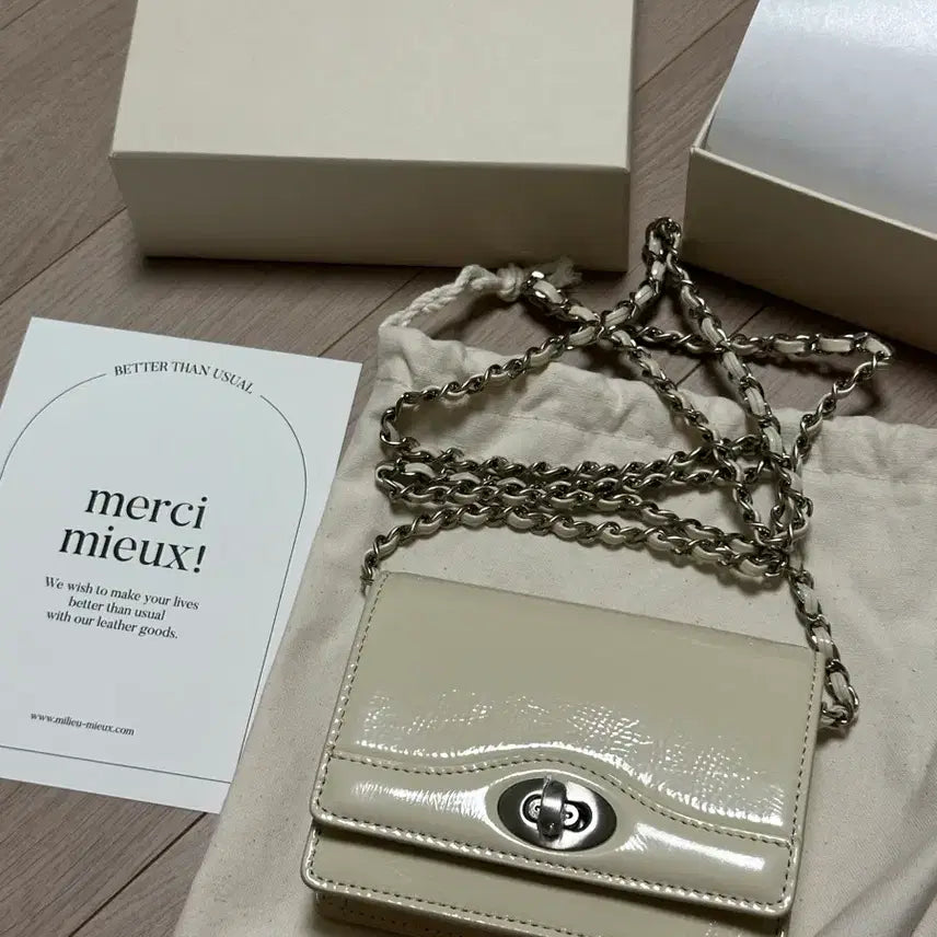 [BUNJANG] milieu mieux Mini Crossbody Bag - Butter Yellow / [ 새상품] milieu mieux 밀리유미유 미니 크로스백 버터옐로우