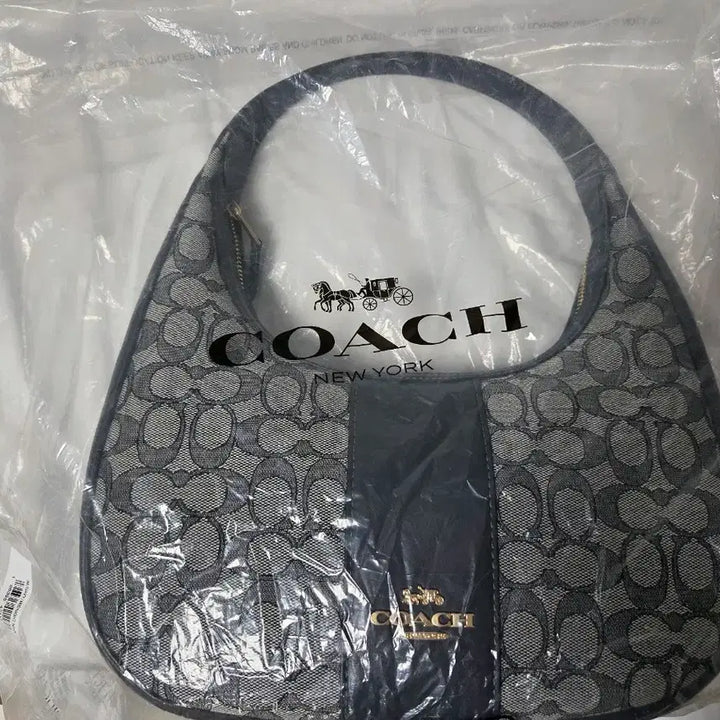 [BUNJANG] Coach Carmen Hobo Shoulder Bag / 코치 카르멘 숄더백 호보백