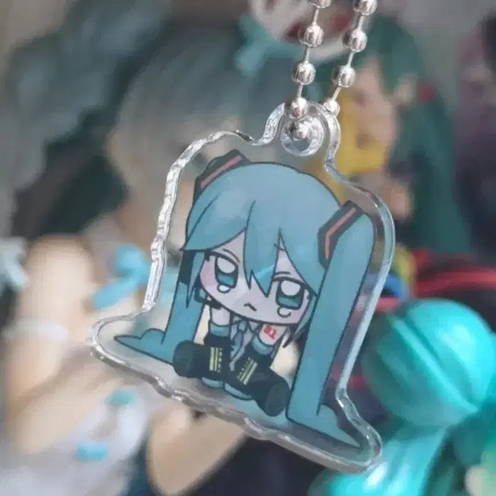 [BUNJANG] Vocaloid Hatsune Miku Acrylic Keyring / 보컬로이드 하츠네 미쿠 아크릴 키링