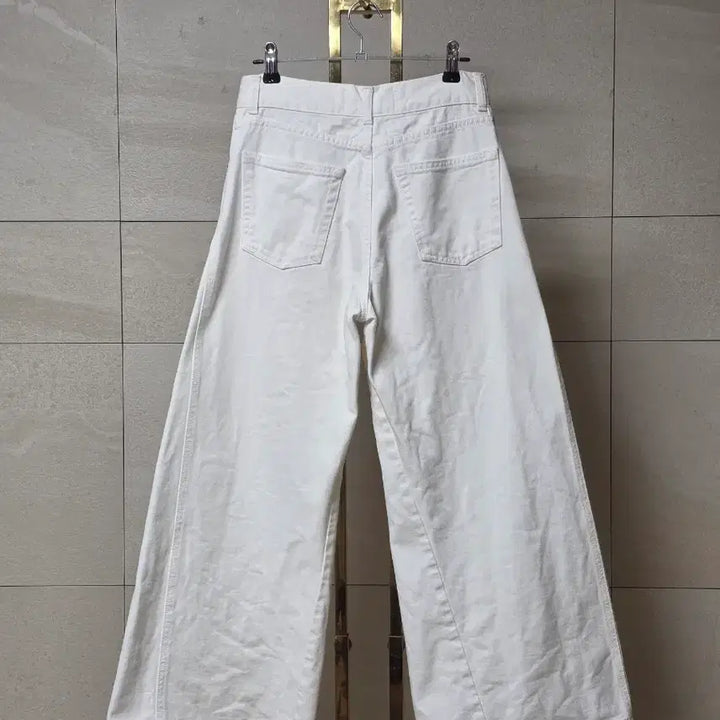 [BUNJANG] PORTS 1961 White Wide Denim Pants / PORTS 1961 화이트 와이드 데님