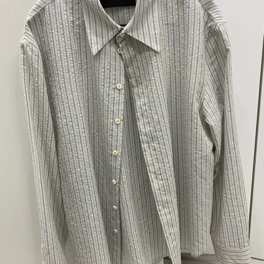 [BUNJANG] Taile Voile Blanche Como Shirt Salt Stripe / 타일레 VOILE BLANCHE COMO SHIRT SALT STRIPE