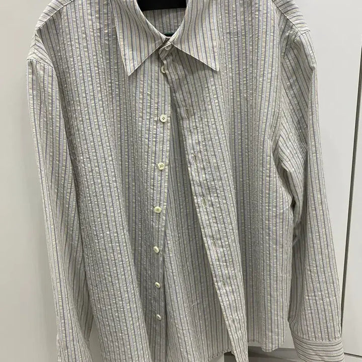 [BUNJANG] Taile Voile Blanche Como Shirt Salt Stripe / 타일레 VOILE BLANCHE COMO SHIRT SALT STRIPE