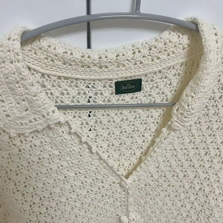 [BUNJANG] The Barnnet Ivory Hand Crochet Knit Cardigan / 더바넷 the barnnet 아이보리 핸드 크로셰 니트 가디건