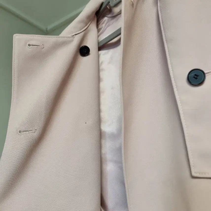 [BUNJANG] Milkcocoa Berlin Trench Coat (Pink) / 쇼핑몰 밀크코코아 베를린 트렌치코트 핑크 색상