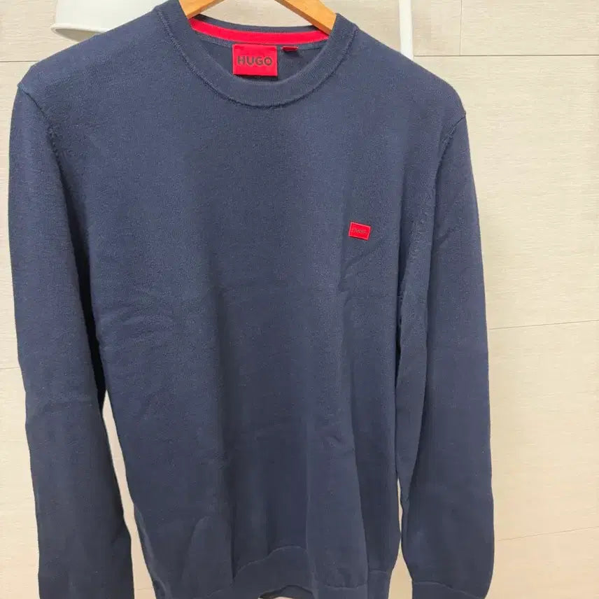 [BUNJANG] Hugo Boss Navy Knit Sweater / (2회 착용 후 드라이) 휴고 보스 남성 네이비 니트 L