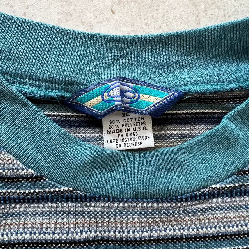 [BUNJANG] Ocean Pacific 90s Stripe T-shirt / 빈티지 90s Ocean Pacific 스트라이프 티셔츠