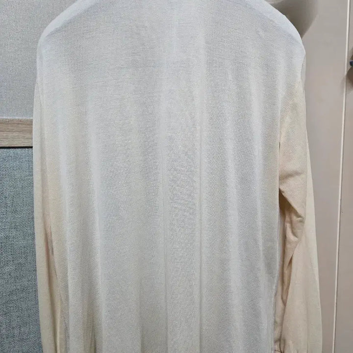 [BUNJANG] Check Pattern Long Sleeve Collar T-shirt / 체크 패턴 긴팔 카라 티셔츠