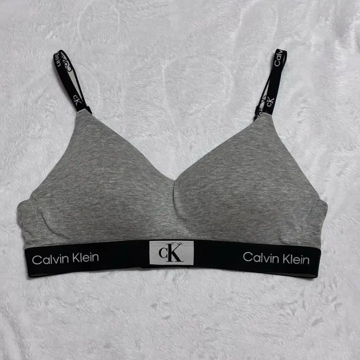 [BUNJANG] Calvin Klein CK 1996 Lightly Lined Bralette - Heather Grey (Discontinued Model) / [정품] 캘빈클라인 CK 1996 브라렛 (단종제품
