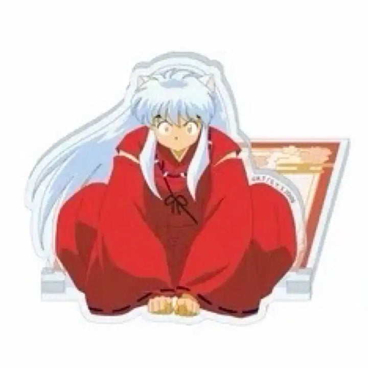 [BUNJANG] Inuyasha Acrylic Standee &amp; Kagome Higurashi Figurine Bundle Set / 이누야샤 아크릴 스탠드 &amp; 가영이 피규어 마치보우케