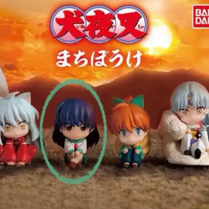 [BUNJANG] Inuyasha Acrylic Standee &amp; Kagome Higurashi Figurine Bundle Set / 이누야샤 아크릴 스탠드 &amp; 가영이 피규어 마치보우케