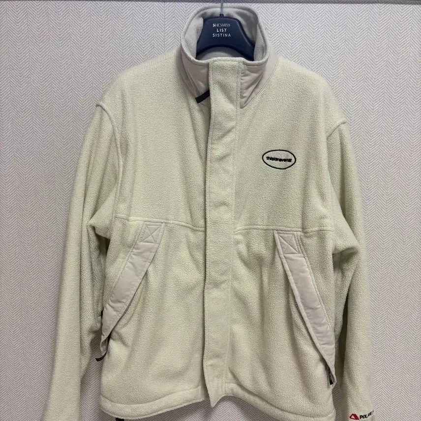 [BUNJANG] thisisneverthat Fleece Jacket Ivory / thisisneverthat 플리스 자켓 아이보리