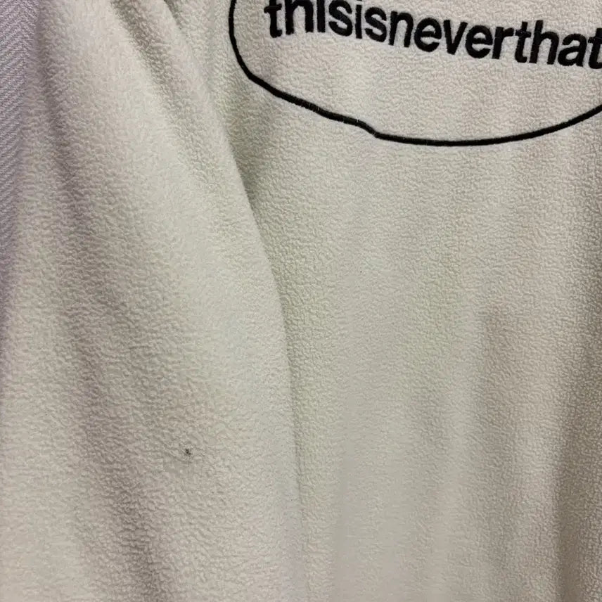 [BUNJANG] thisisneverthat Fleece Jacket Ivory / thisisneverthat 플리스 자켓 아이보리