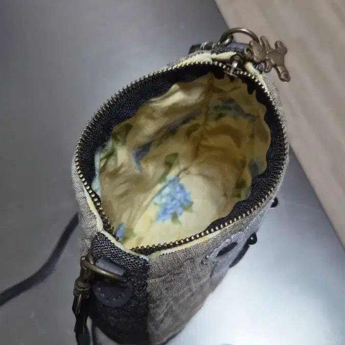 [BUNJANG] Handmade Bear Crossbody Bag / 핸드메이드 곰돌이 크로스백 가방