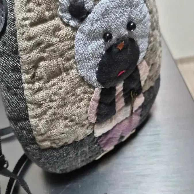 [BUNJANG] Handmade Bear Crossbody Bag / 핸드메이드 곰돌이 크로스백 가방