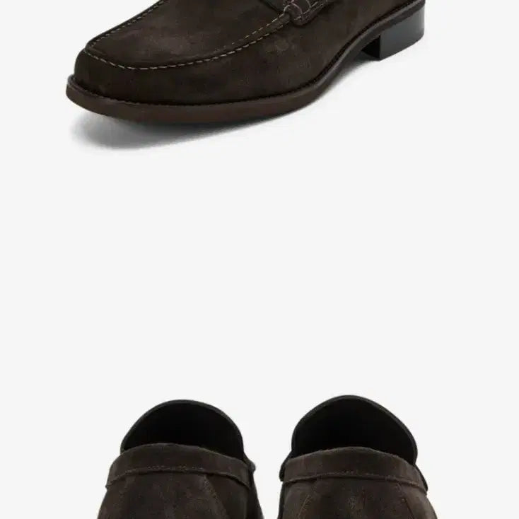 [BUNJANG] Tandy Suede Loafers 265 Dark Brown / 탠디 스웨이드 로퍼 265 다크브라운