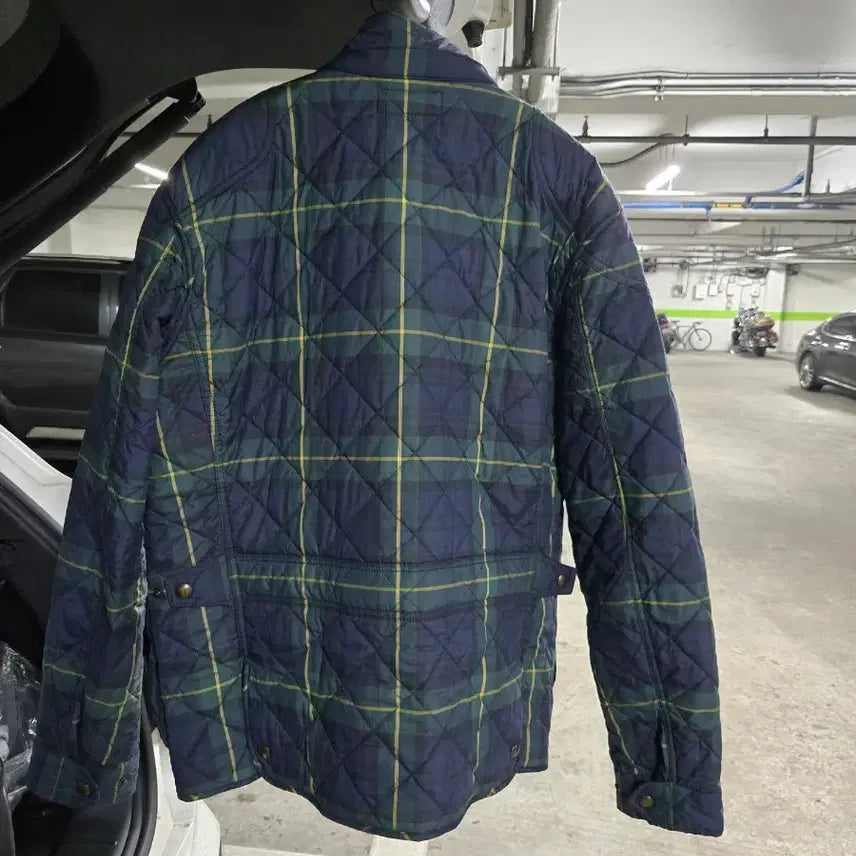 [BUNJANG] Polo Ralph Lauren Tartan Check Quilted Jacket / 폴로 랄프로렌 퀼팅 자켓 타탄체크 M 팝니다