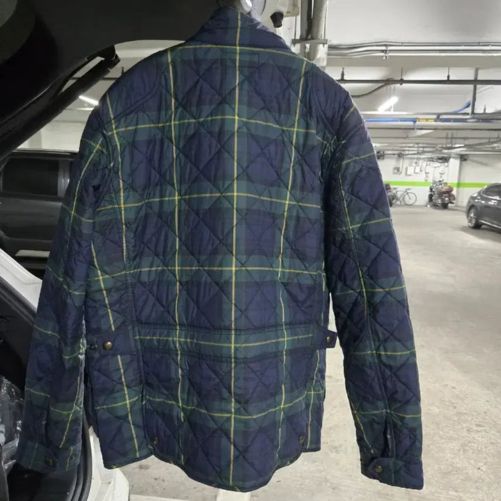 [BUNJANG] Polo Ralph Lauren Tartan Check Quilted Jacket / 폴로 랄프로렌 퀼팅 자켓 타탄체크 M 팝니다