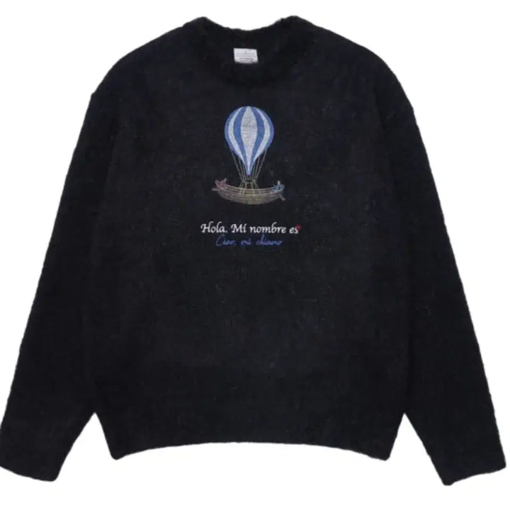 [BUNJANG] stu Balloon Mohair Knit M Black / stu 벌룬 모헤어 니트 블랙 M