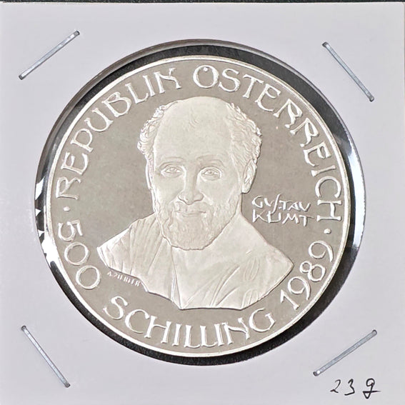 [BUNJANG] Austria 1989 500 Schilling Kumt Silver Coin / 오스트리아 1989년 500실링 kumt은화
